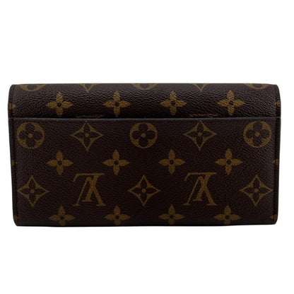 Louis Vuitton M62577 Portefeuille Flower Long Wallet Brown Women