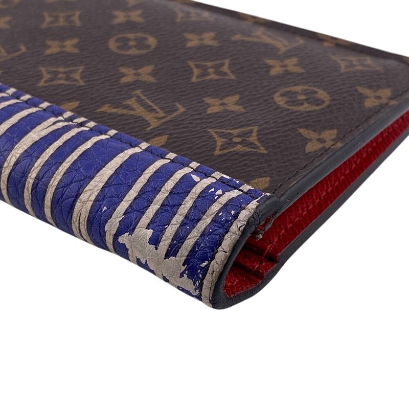 Louis Vuitton M69739 Foldable Portefeuille Blazer Long Wallet Brown Men's