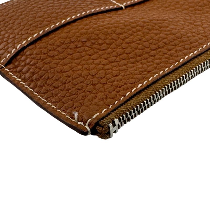 Coin Case For Hermes Dogon GM Coin Case Pouch Dogon GM Coin Case Brown Unisex