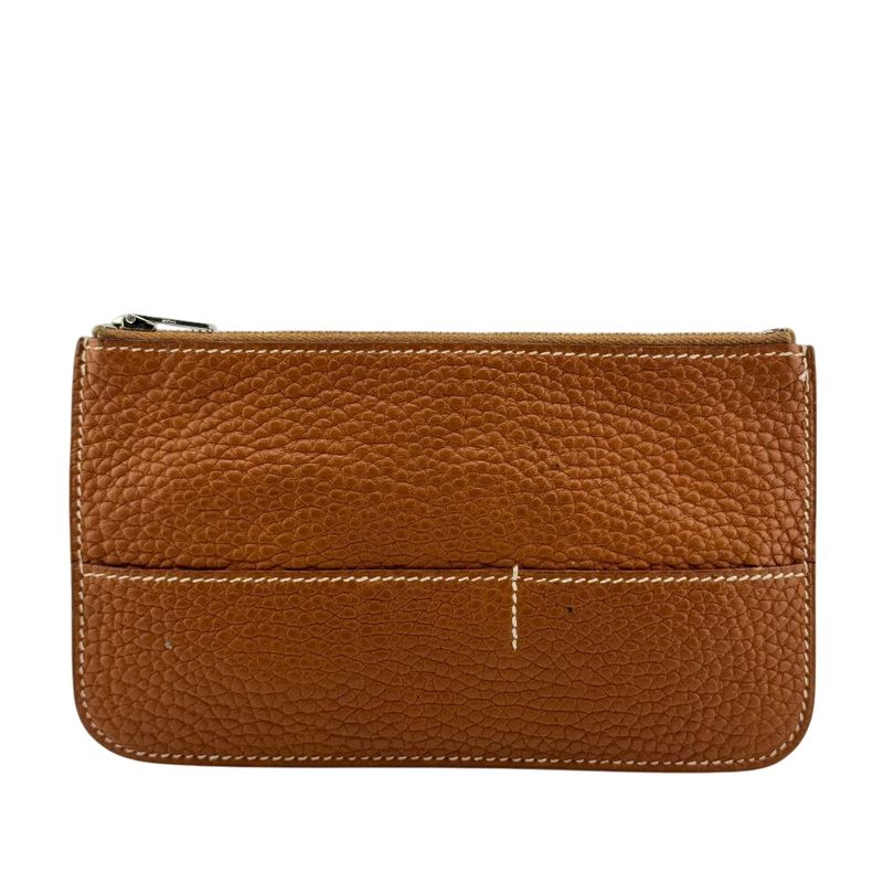 Coin Case For Hermes Dogon GM Coin Case Pouch Dogon GM Coin Case Brown Unisex