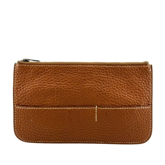 Coin Case For Hermes Dogon GM Coin Case Pouch Dogon GM Coin Case Brown Unisex