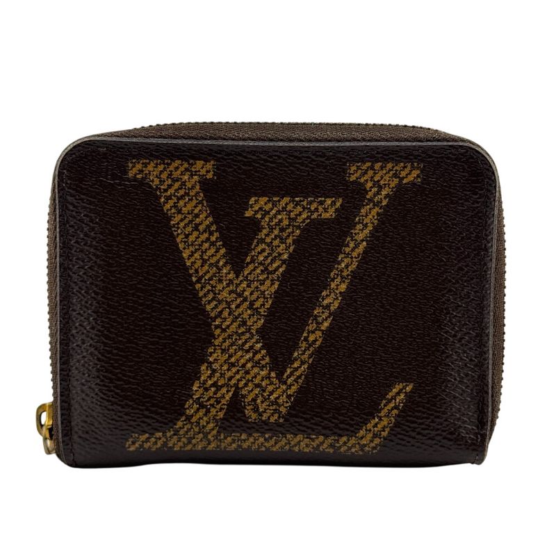 Louis Vuitton M69354 Coin Purse Card Case Zippy Coin Purse Coin Case Brown