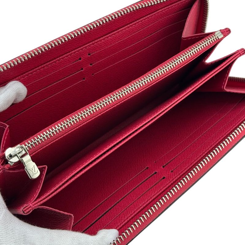 Louis Vuitton M62580 Round Zipper Zippy Wallet Long Wallet Pink Ladies