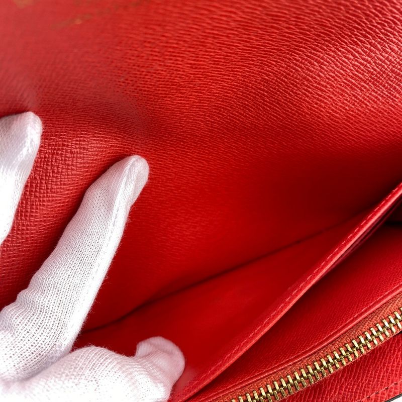 Louis Vuitton M61348 Portefeuille Sarah Long Wallet Brown Ladies