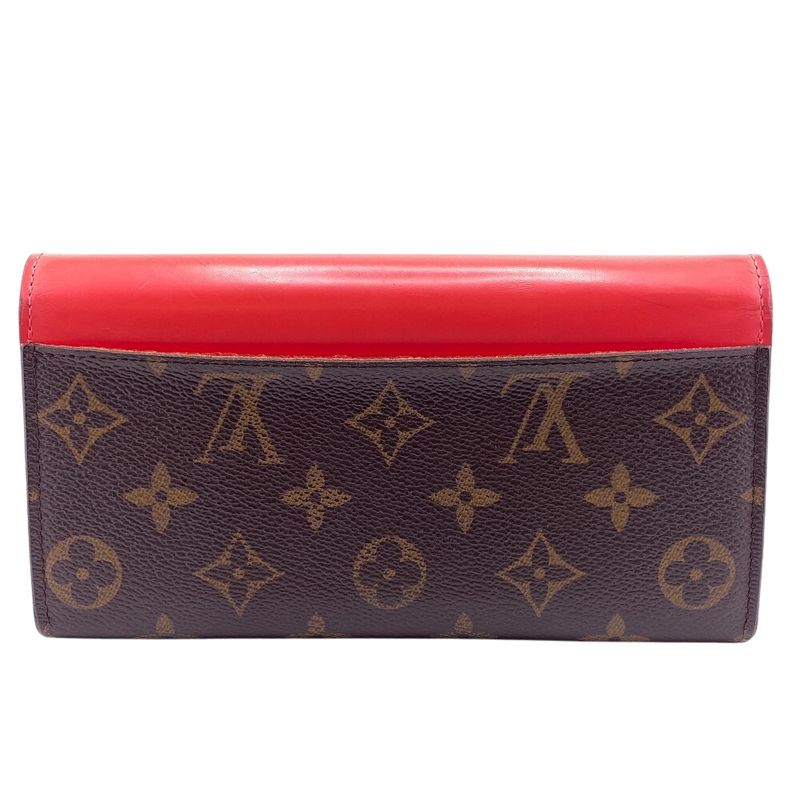 Louis Vuitton M61348 Portefeuille Sarah Long Wallet Brown Ladies