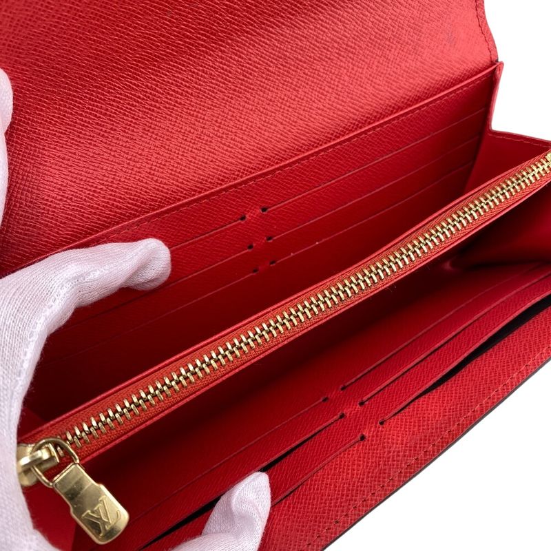 Louis Vuitton M61348 Portefeuille Sarah Long Wallet Brown Ladies