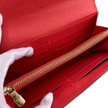 Louis Vuitton M61348 Portefeuille Sarah Long Wallet Brown Ladies