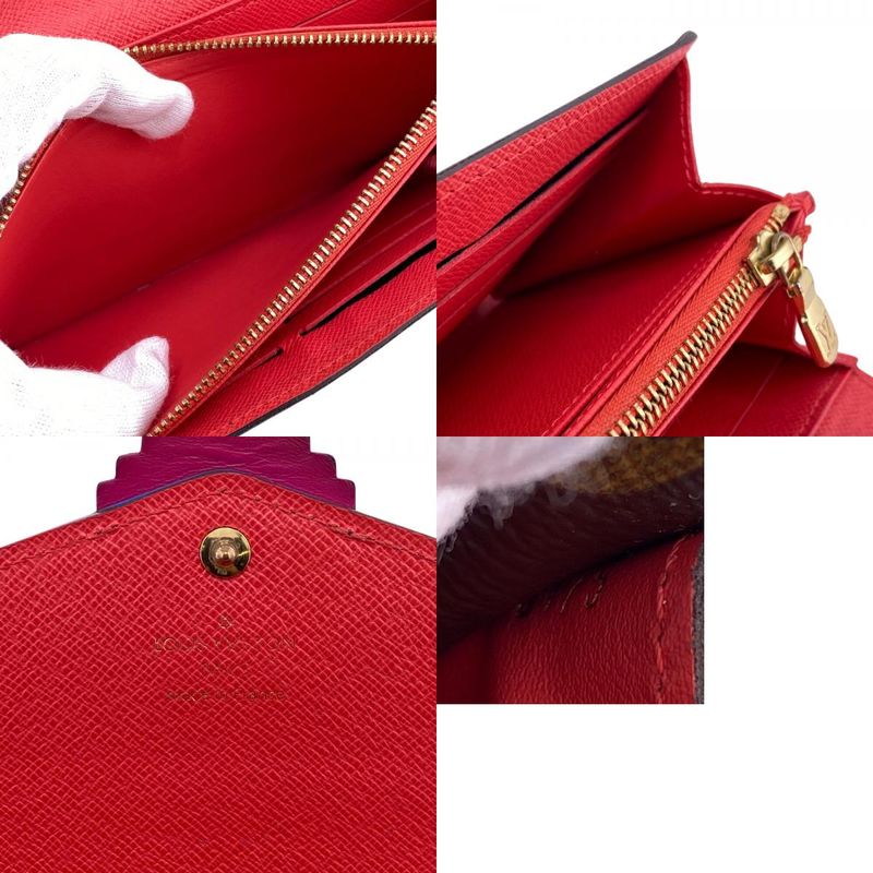 Louis Vuitton M61348 Portefeuille Sarah Long Wallet Brown Ladies