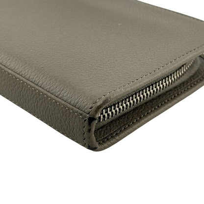 Saint Laurent Paris 326599 Round Zipper Long Wallet Glazed Women