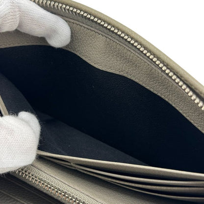 Saint Laurent Paris 326599 Round Zipper Long Wallet Glazed Women