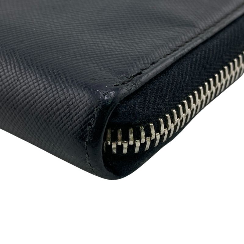 Prada 2ml220 Long Wallet Black Men's