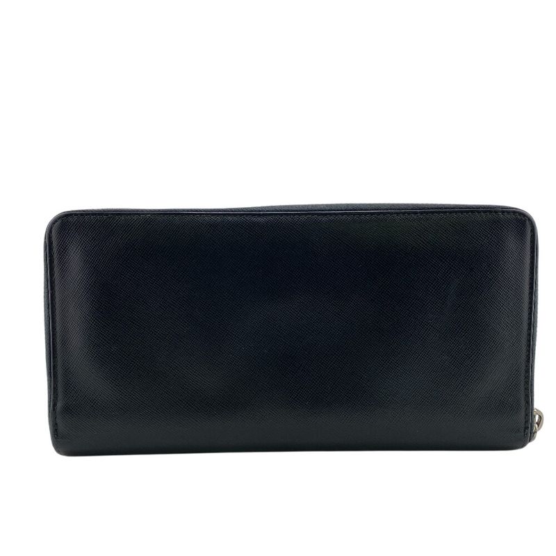 Prada 2ml220 Long Wallet Black Men's