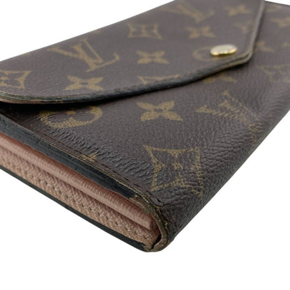Louis Vuitton M62235 Portefeuille Sarah Long Wallet Brown Ladies