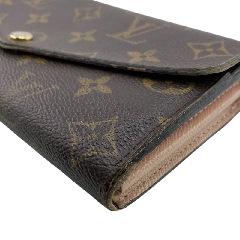 Louis Vuitton M62235 Portefeuille Sarah Long Wallet Brown Ladies