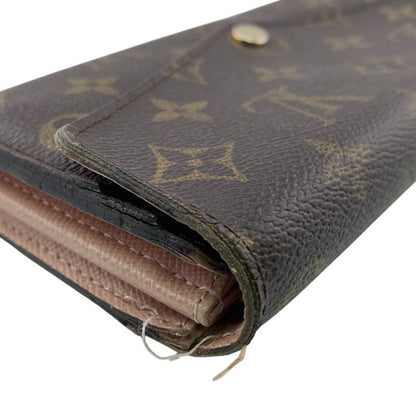 Louis Vuitton M62235 Portefeuille Sarah Long Wallet Brown Ladies