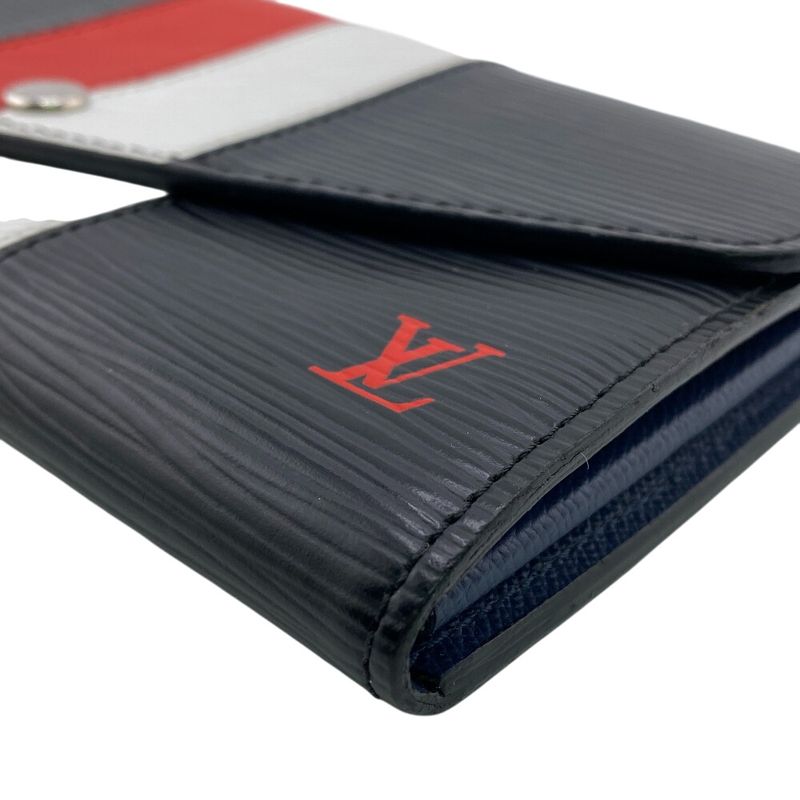 Louis Vuitton M62985 Portefeuille Sarah Long Wallet Black Men's