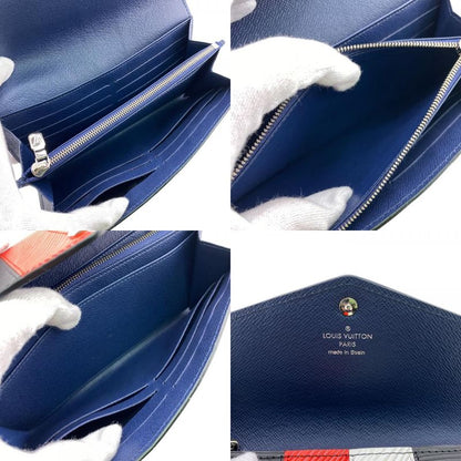 Louis Vuitton M62985 Portefeuille Sarah Long Wallet Black Men's