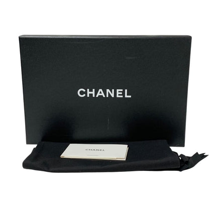 Chanel Flat Shoes Suede Gray Black Gold Here Mark Loafers