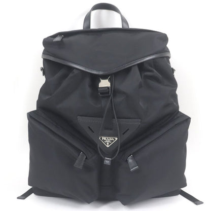 Prada 2vz108 Triangle Logo Re-nylon 2WAY Backpack Shoulder Bag Black Storage