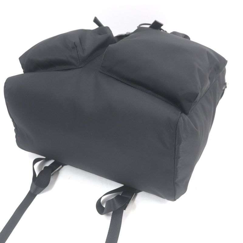 Prada 2vz108 Triangle Logo Re-nylon 2WAY Backpack Shoulder Bag Black Storage