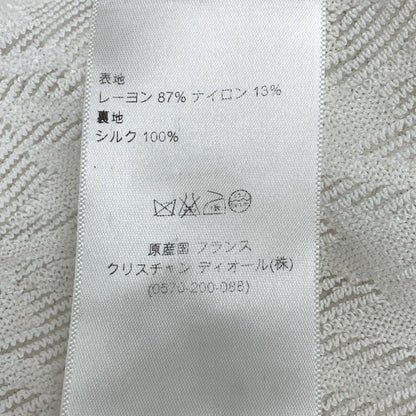 Christian DIOR White Staggered Sleeveless Dress 4a24611am533 USA6