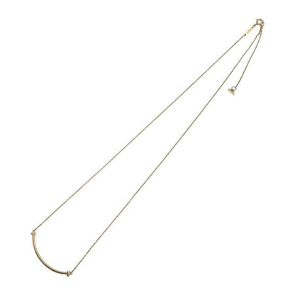 Tiffany & Co Necklace T-smile Pendant Small 60011679 Au750 Yellow Gold Tiffany