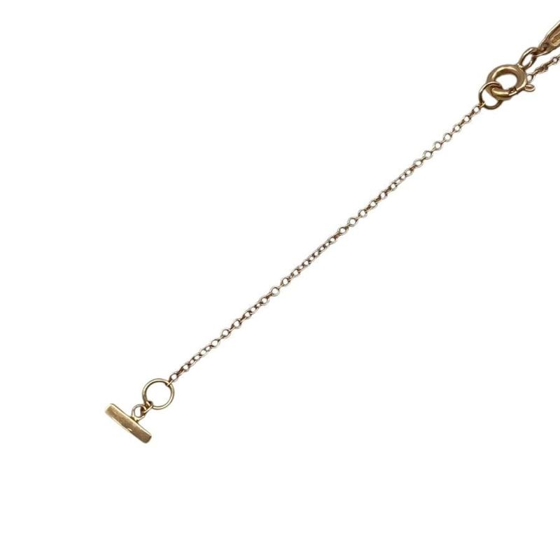 Tiffany & Co Necklace T-smile Pendant Small 60011679 Au750 Yellow Gold Tiffany