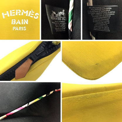 Hermes Trousse Flat Neobain MM Flat Pouch Clutch Bag Yellow Aq11804