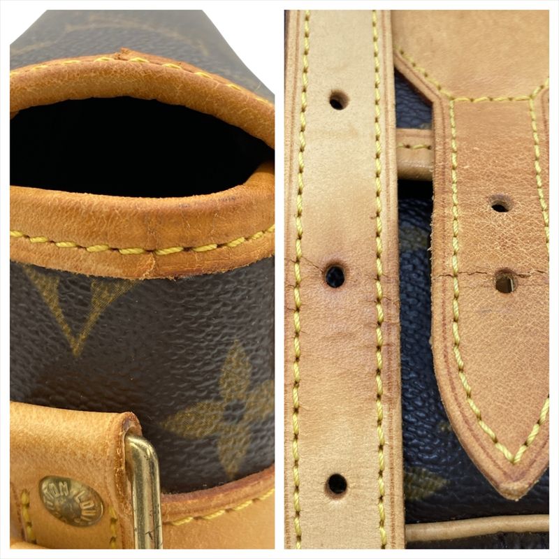 Louis Vuitton Sologne Shoulder Bag Monogram Canvas M42250 Brown Gold Hardware