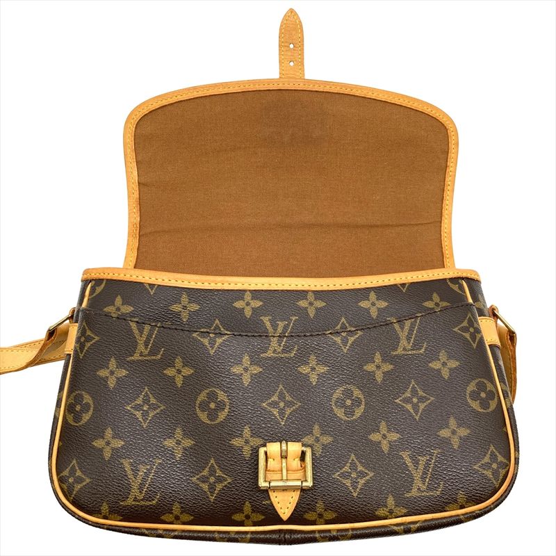 Louis Vuitton Sologne Shoulder Bag Monogram Canvas M42250 Brown Gold Hardware