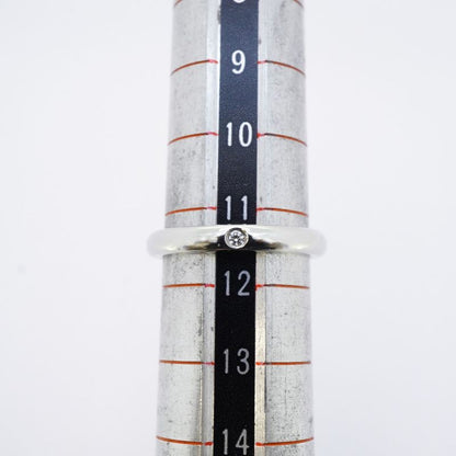 Tiffany & Co Ring Stacking Band 1PD Pt950 Platinum Diamond #115 Ladies