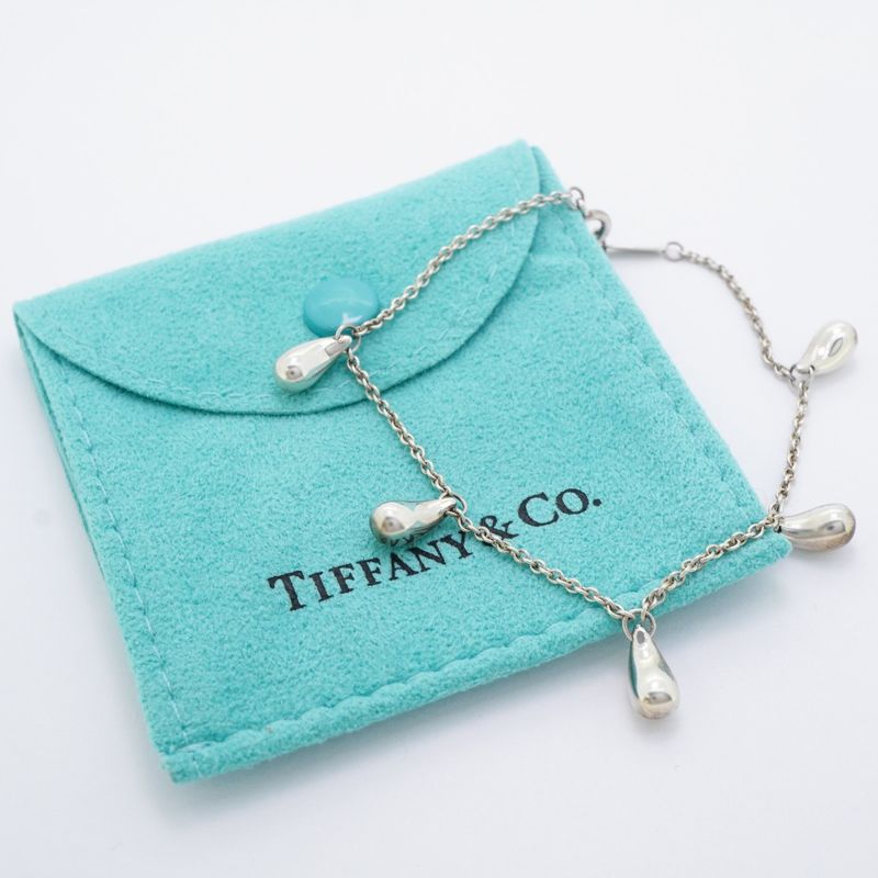 Tiffany & Co Bracelet Teardrop Silver 925 Ladies