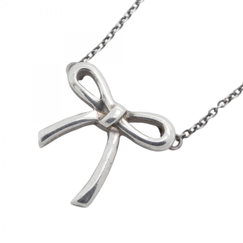 Tiffany & Co Necklace With Ribbon Motif In 925 Silver For Women
