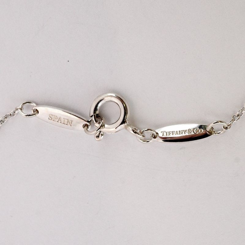 Tiffany & Co Necklace Open Heart Silver 925 Ladies