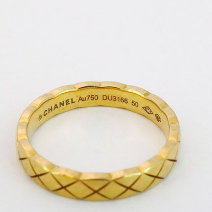 Chanel Ring Coco Crush 18K Yellow Gold Yellow Gold #50 Ladies
