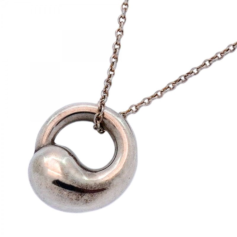 Tiffany & Co Necklace Eternal Circle 925 Silver Ladies