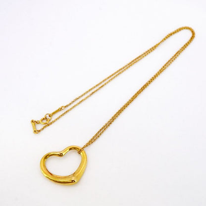 Tiffany & Co Necklace Open Heart 18K Yellow Gold Yellow Gold Ladies
