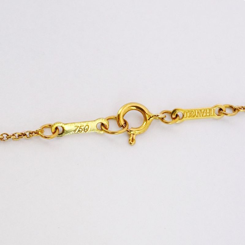 Tiffany & Co Necklace Open Heart 18K Yellow Gold Yellow Gold Ladies