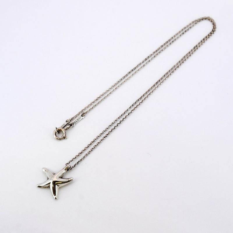 Tiffany & Co Necklace Starfish 925 Silver Ladies