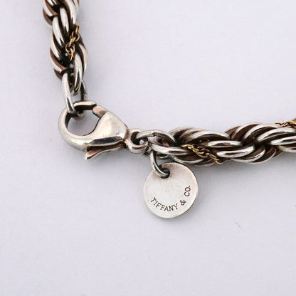 Tiffany & Co Bracelet Twist/rope 18K Yellow Gold Yellow Gold Silver 925 Men