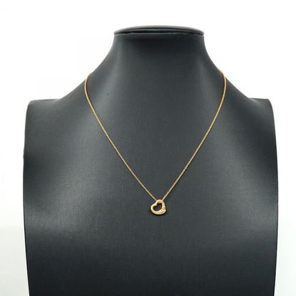 Tiffany & Co Necklace Open Heart 18K Pink Gold Pink Gold Ladies