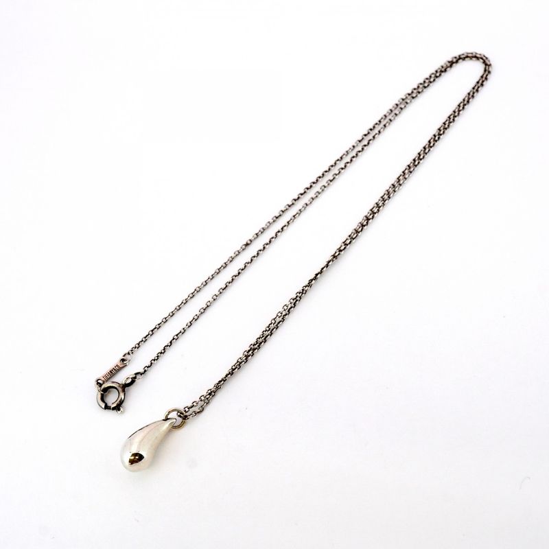 Tiffany & Co Necklace Teardrop Silver 925 Ladies