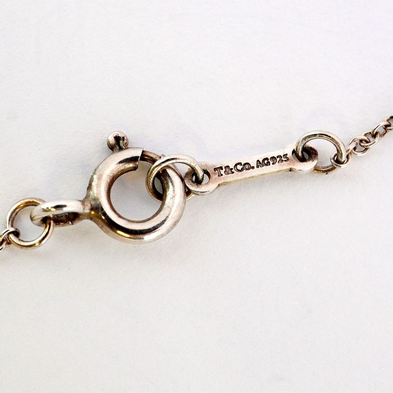 Tiffany & Co Necklace Olive Leaf/heart 925 Silver Ladies