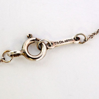 Tiffany & Co Necklace Olive Leaf/heart 925 Silver Ladies