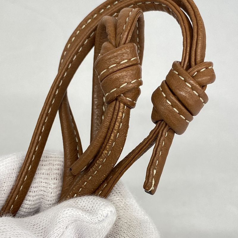 Celine Mobile Pouch Triomphe PVC Black Brown Women's