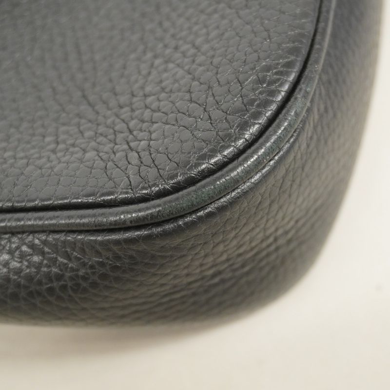 Gucci Shoulder Bag Soho Interlocking G 5363224 Leather Black Chien Pan Gold