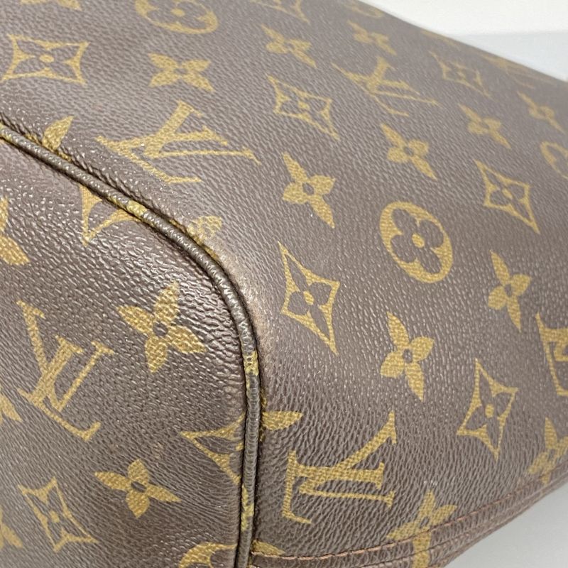 Louis Vuitton Tote Bag Monogram Neverfull MM M40156 Brown Ladies