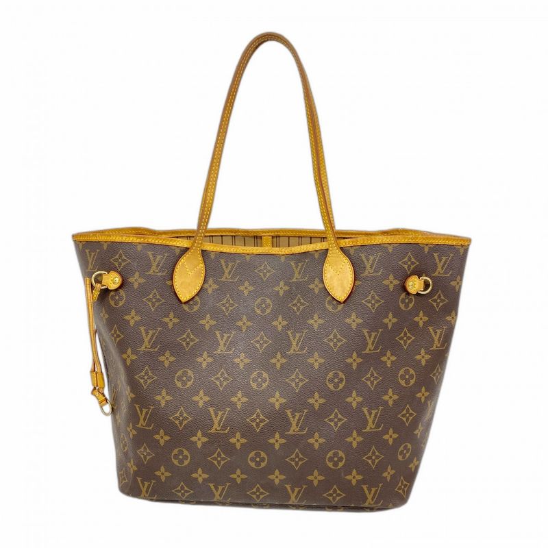 Louis Vuitton Tote Bag Monogram Neverfull MM M40156 Brown Ladies