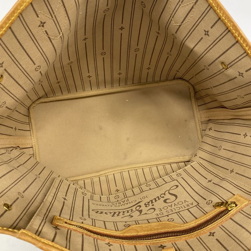 Louis Vuitton Tote Bag Monogram Neverfull MM M40156 Brown Ladies