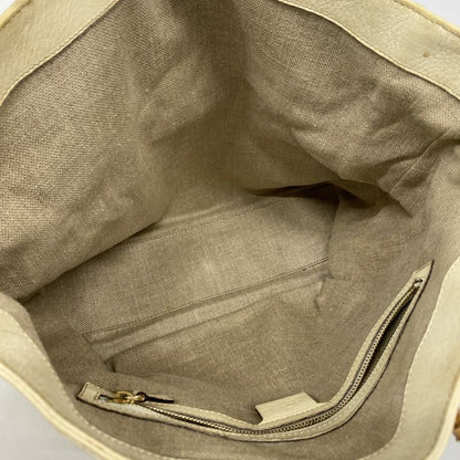 Gucci Handbag Bamboo Horsebit 154375 Leather Ivory Chien Pan Gold Hardware Women